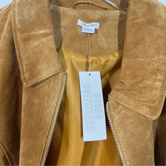 Kimchi Blue for Urban Outfitters NWT Women's Size XL Tan Sharona Suede Jacket - Picture 11 of 16